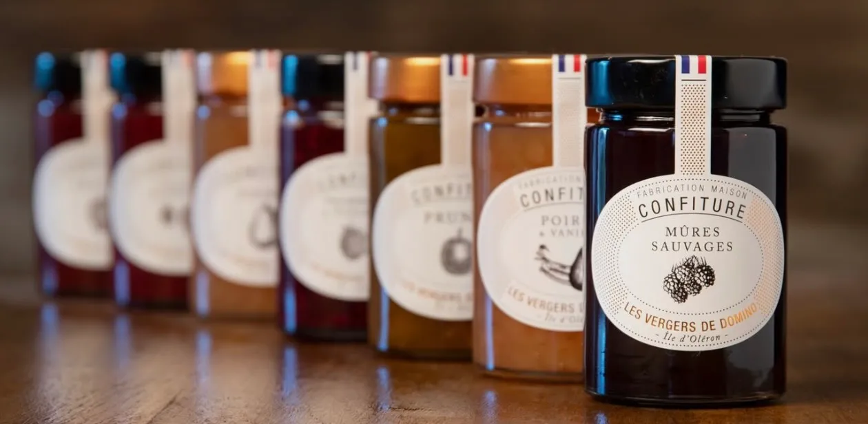 Confiture (Mûre, abricot, framboise, poire, etc)